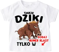 Koszulki męskie - Koszulki dla kolegów z klasy na DZIEŃ CHŁOPAKA - TAKIE DZIKI TYLKO W - miniaturka - grafika 1