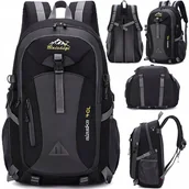 Torby sportowe - PLECAK TURYSTYCZNY podróżny do samolotu trekkingowy miejski na wyprawy DUŻY - miniaturka - grafika 1