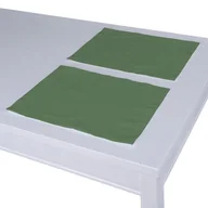 Obrusy i serwetki - Dekoria pl pl Podkładka 2 sztuki butelkowa zieleń 40 x 30 cm Loneta 403-133-18 - miniaturka - grafika 1