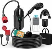 Ładowarki do samochodów elektrycznych - AIMILER Wallbox 11kW stacja ładująca 3-fazowa aplikacja 400V 8-16A - miniaturka - grafika 1