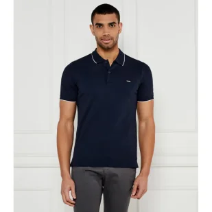 Calvin Klein Polo Slim Fit stretch pique - Koszule męskie - miniaturka - grafika 1