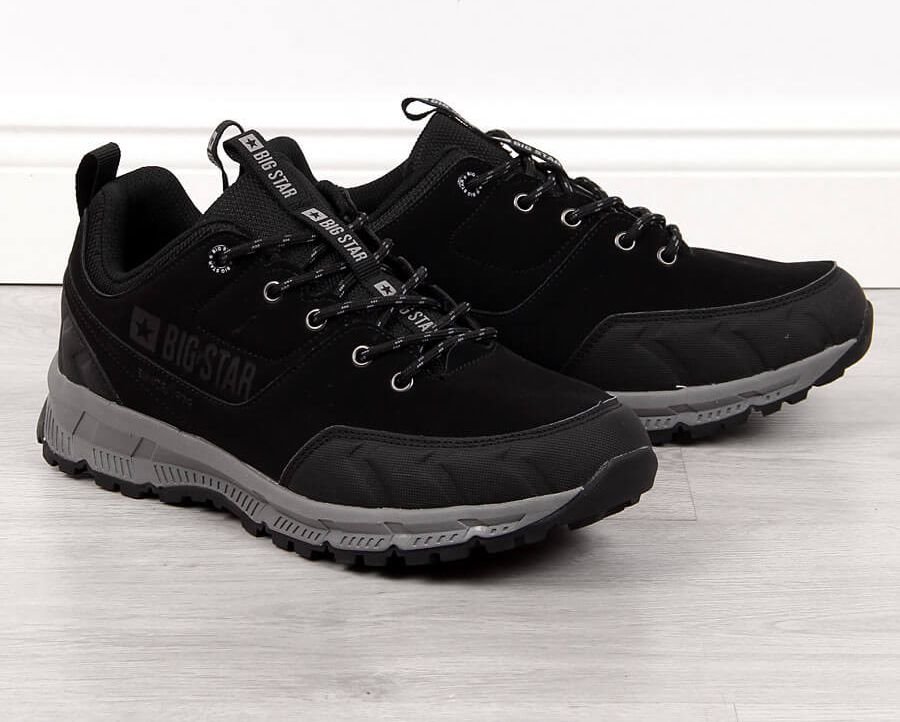 Buty trekkingowe męskie Big Star Buty sportowe męskie casual czarne Big Star II174182 44