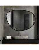 Lustra - Lustro o nieregularnym kształcie w ramie - AGAT W RAMIE, Wymiary: 80x108 - miniaturka - grafika 1