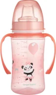 Kubki dla dzieci - Canpol Kubek treningowy 240 ml Exotic Animals 35/208_pin Canpol babies - miniaturka - grafika 1