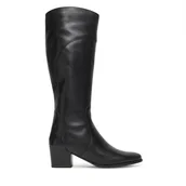 Kozaki damskie - Kozaki Caprice 9-25507-45 Czarny - miniaturka - grafika 1