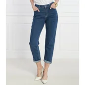 Spodnie damskie - Marella SPORT Jeansy TOMBOY | Slim Fit | denim - miniaturka - grafika 1