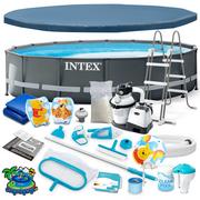 Baseny ogrodowe - Basen stelażowy do ogrodu Intex Ultra XTR Frame Pools 488 x 122 cm zestaw 20w1 - miniaturka - grafika 1