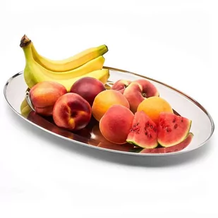Tadar PÓŁMIS OWALNY 40 CM ZE STALI NIERDZEWNEJ 5900672758139 - Inne naczynia kuchenne - miniaturka - grafika 1