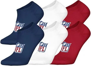 NFL Unisex Shield 6pk skarpety sportowe (6 sztuk) - Kimona, stroje i obuwie - miniaturka - grafika 1