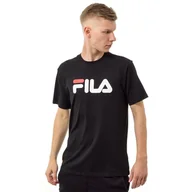 Koszulki męskie - Fila PURE SHORT SLEEVE SHIRT 002 BLACK 681093-002 M - miniaturka - grafika 1
