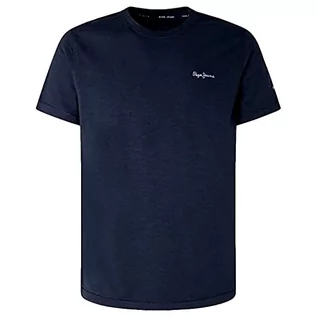 Koszulki męskie - Pepe Jeans Thane Crew t-shirt męski, 594 dulwich, XS - grafika 1