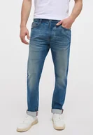 Spodnie męskie - Męskie spodnie jeansowe proste Mustang OREGON SLIM W34 L30 - miniaturka - grafika 1