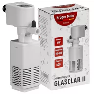 Filtry akwariowe i akcesoria - Kruger Meier Glasclar Ii - Filtr Wewnętrzny 400L/H - miniaturka - grafika 1