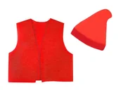 Stroje karnawałowe - ZESTAW KRASNAL CZERWONY 98-110 2el - miniaturka - grafika 1