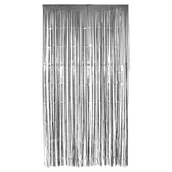 Dekoracje sali - Fotościanka Party kurtyna srebrny 100 x 200 cm - miniaturka - grafika 1