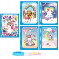 Zabawki interaktywne dla dzieci - Kolorowanka wodna mazak pisak wielorazowa dla dzieci BH-002 - miniaturka - grafika 1