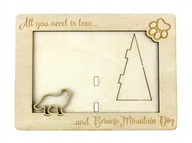 Ramki na zdjęcia - Berneński pies pasterski ramka na zdjęcie z psem - miniaturka - grafika 1