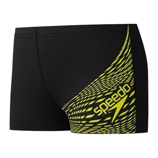 Speedo Chłopięca Medley Logo Aquashort, Hyper Yellow, 11-12 - Kąpielówki dla chłopców - miniaturka - grafika 1