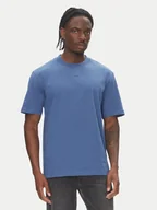 Koszulki męskie - HUGO T-Shirt Dapolino 50488330 Niebieski Relaxed Fit - miniaturka - grafika 1
