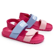 Buty dla dziewczynek - Lekkie Sandały Dla Dziewczynki Big Star NN374527 Różowe - miniaturka - grafika 1