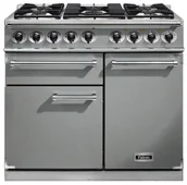 Kuchenki gazowo-elektryczne - Kuchnia gazowo-elektryczna FALCON Deluxe 100 Stal nierdzewna chrom - miniaturka - grafika 1