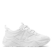 Sneakersy damskie - Sneakersy Armani Exchange XDX039 XV311 00152 Biały - miniaturka - grafika 1