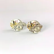 Spinki do mankietów i krawatów - Spinki do mankietów - mechanizmy Oval III - miniaturka - grafika 1