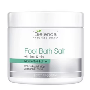 Bielenda Professional Foot Bath Salt With Lime & Mint sól do kąpieli stóp z limonką i miętą 600g - Pielęgnacja stóp - miniaturka - grafika 1