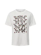 Koszulki i topy damskie - Marc Cain Koszulka damska Kobiety Bawełna wielokolorowy|biały|czarny jednolity, 40 - miniaturka - grafika 1