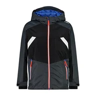 Kurtki i płaszcze dla chłopców - CMP - Kid Jacket Fix Hood, Boy, Titanio, 152 - miniaturka - grafika 1