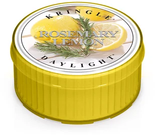 Kringle Candle Świeczka zapachowa Rosemary Lemon Daylight Candle 35 g - Świece - miniaturka - grafika 3