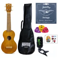 Inne akcesoria muzyczne - Mahalo MK1TBRK Kahiko Series - Ukulele sopranowe z zestawem akcesoriów - miniaturka - grafika 1