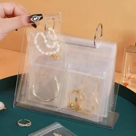 Biżuteria - akcesoria - Stojak Organizer z woreczkami na biżuterię Może przechowywać 102 szt - miniaturka - grafika 1