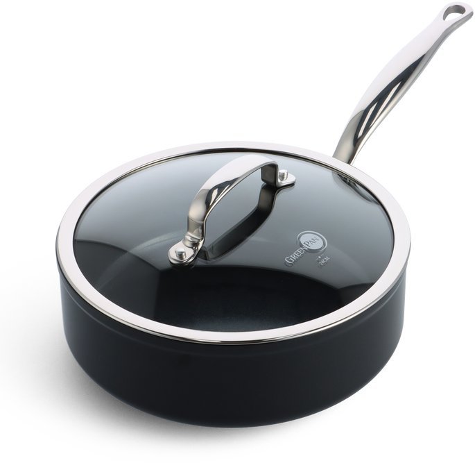 Patelnia Greenpan GreenPan Barcelona Pro Sauté Pan 24cm Black