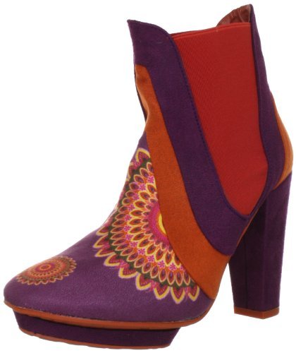 Desigual ANKLE BOOT ROMA 27AS211 damskie modne półbuty i botki, pomarańczowa - Orange Naranja Tierra 7015-37 eu