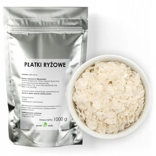 Płatki Ryżowe Naturalne Dieta 1Kg - Płatki śniadaniowe i musli - miniaturka - grafika 1
