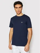 Koszulki męskie - Lacoste T-Shirt TH6709 Granatowy Regular Fit - miniaturka - grafika 1