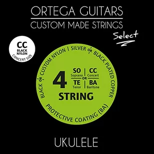 Ortega Guitars STRING SET 4-STR. ORTEGA UKSBK-CC - Struny gitarowe  - miniaturka - grafika 1