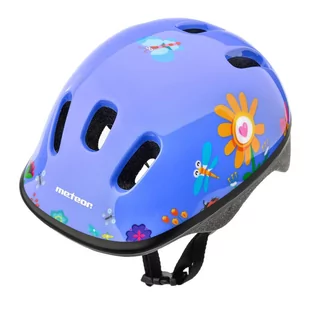 Meteor Regulowany Kask Rowerowy Dziecięcy 44-48 cm - Kaski rowerowe - miniaturka - grafika 4