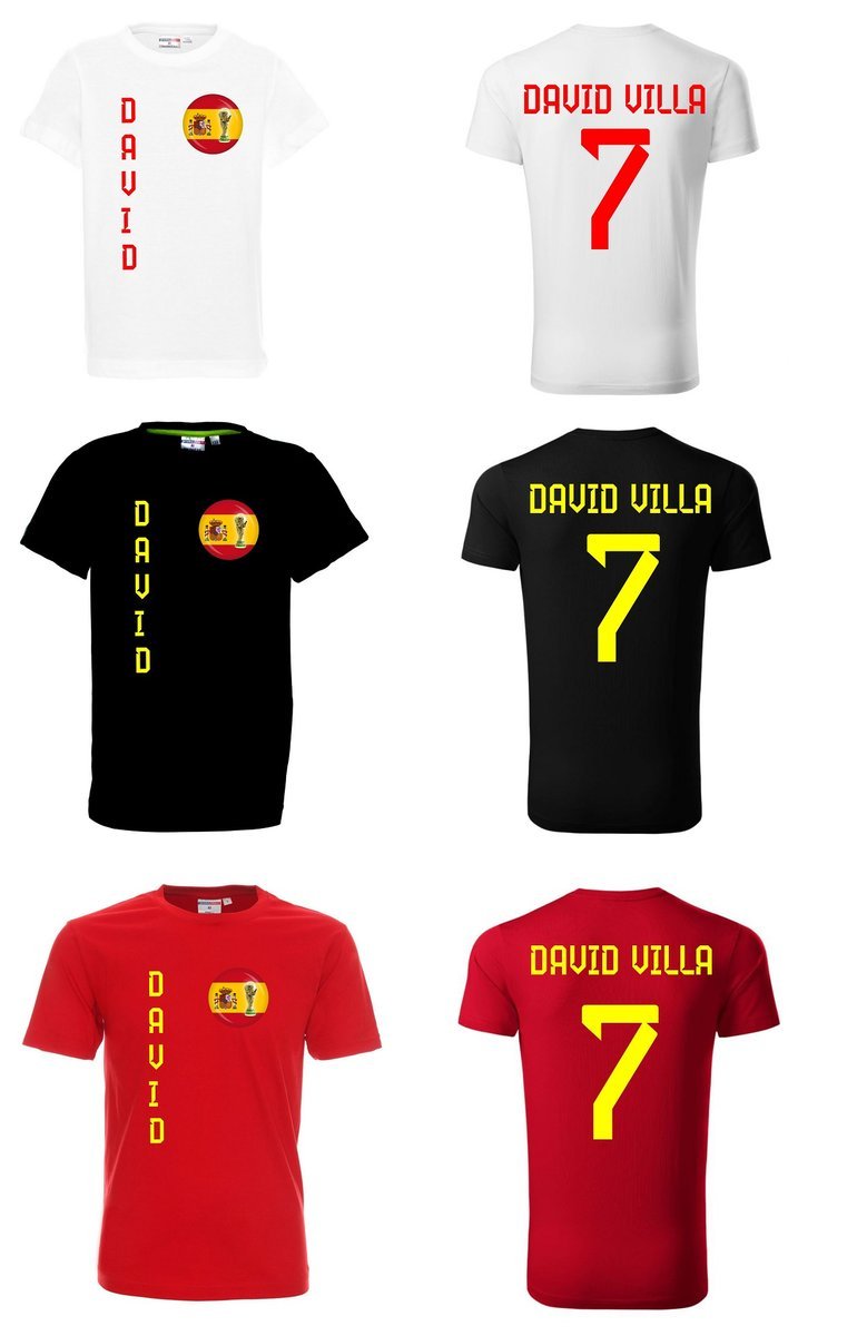Koszulka HISZPANIA DAVID VILLA 7