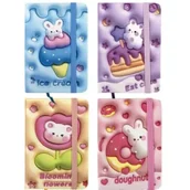 Notesy i bloczki - Centrum Notes A7/80K linia PU Królik 81142 mix - miniaturka - grafika 1