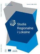 Czasopisma - Studia Regionalne i Lokalne 2/2022 - miniaturka - grafika 1