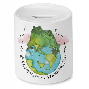 Skarbonka na Urodziny 75 75te 75-te na Prezent z Nadrukiem ze Zdjęciem + Opakowanie na prezent (wzór 04) - Skarbonki Skarbonka na Urodziny 75 75te 75-te na Prezent z Nadrukiem ze Zdjęciem + Opakowanie na prezent (wzór 04) - Skarbonki - miniaturka - grafika 1