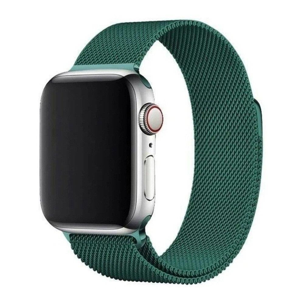 MAGNETIC STRAP PASEK DO WATCH 6 / 5 / 4 / 3 / 2 / SE (40MM / 38MM) MAGNETYCZNA OPASKA BRANSOLETA BRANSOLETKA ZIELONY