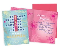 Kartki okolicznościowe i zaproszenia - Karnet Babcia - Kukartka - miniaturka - grafika 1