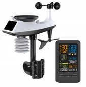 Stacje pogodowe - FJ3395TY stacja pogodowa z czujnikiem zewnętrznym i kolorowym ekranem - miniaturka - grafika 1