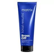 Maski do włosów - Matrix Total Results BRASS OFF maska ochładzająca odcień 200ml - miniaturka - grafika 1