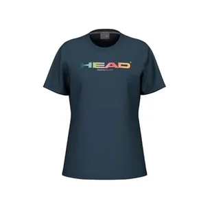 HEAD Rainbow T-shirt damski, granatowy - Koszulki i topy damskie - miniaturka - grafika 1