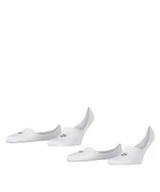 Koszulki męskie - Burlington Mężczyźni Stopki Everyday 2-Pack M IN Bawełna niewidoczne jednokolorowe 2 Pak, Biały (White 2000), 39-40 - miniaturka - grafika 1