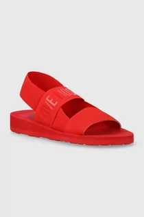 Sandały damskie - Love Moschino sandały damskie kolor czerwony JA16033G0IJN7500 - grafika 1